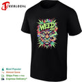 Weed 420 Japanese Demon Mask Oni Hannya Psychedelic shirt