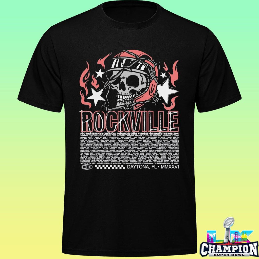 Welcome To Rockville Barbed Helmet Shirt