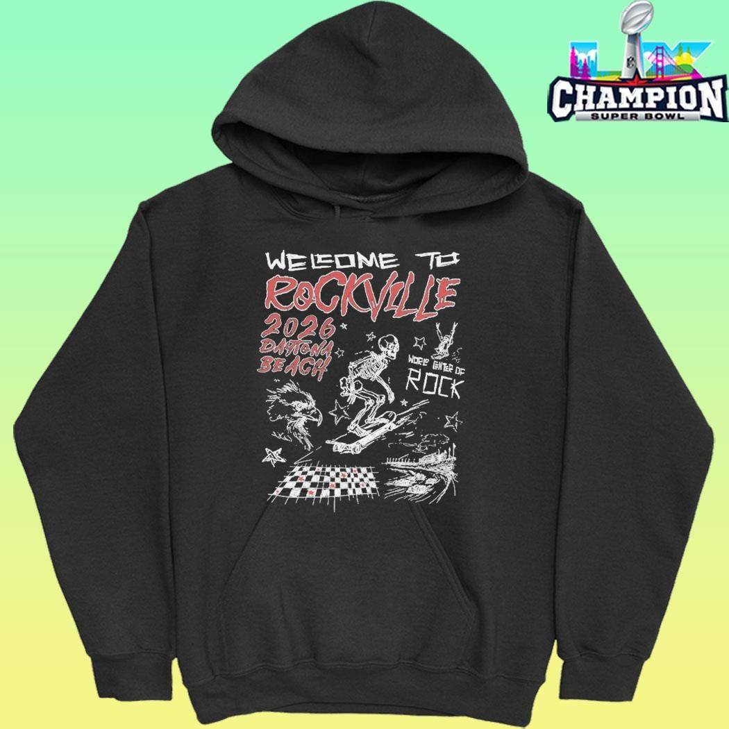 Welcome To Rockville Rockville Doodle 2026 Daytona Beach Shirt