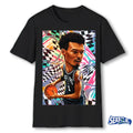Wemby’s ‘Headliners’ card in Topps Finest Poster shirt