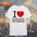 Wendeeluvz I Heart Freaky Women shirt