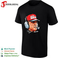 We’re back Tom Osborne thanks coach portrait with headset photo graphic shirt