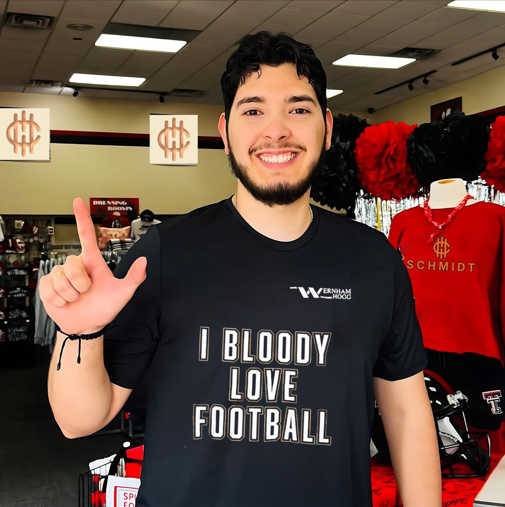 Wernham Hogg I Bloody Love Football Brent shirt