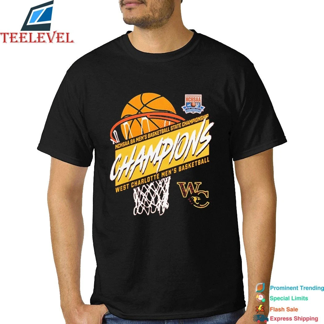 West Charlotte NCHSAA 8A Men’s Basketball State Champions 2026 Shirts