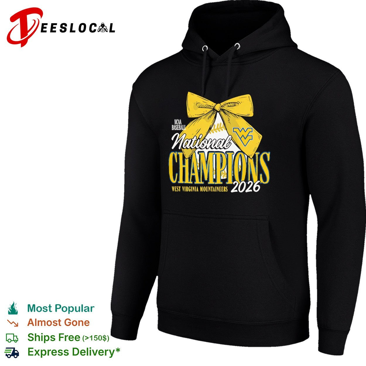 West Virginia Mountaineers 2026 NCAA Baseball National Champions bow softball shirt