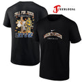 West Virginia Mountaineers x fall for Jesus he never leaves mascot shirt