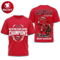 Western Kentucky Hilltoppers NCAA New Orleans Bowl Champions Two Sided Shirt