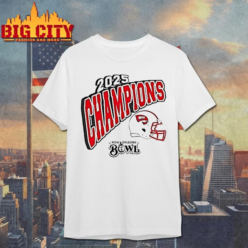 Western Kentucky Hilltoppers New Orleans Bowl 2025 Champions Shirt
