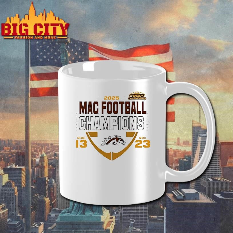 Western Michigan Broncos 2025 Mac Football Champions 13 23 Score