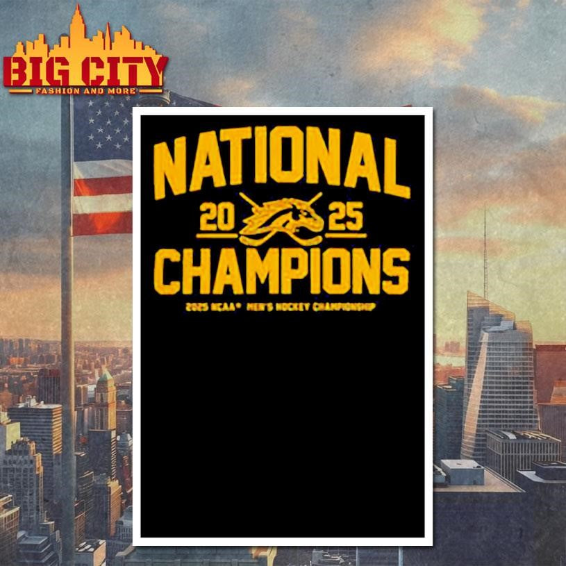 Western Michigan NCAA Men’s Hockey National Champions 2025 shirt