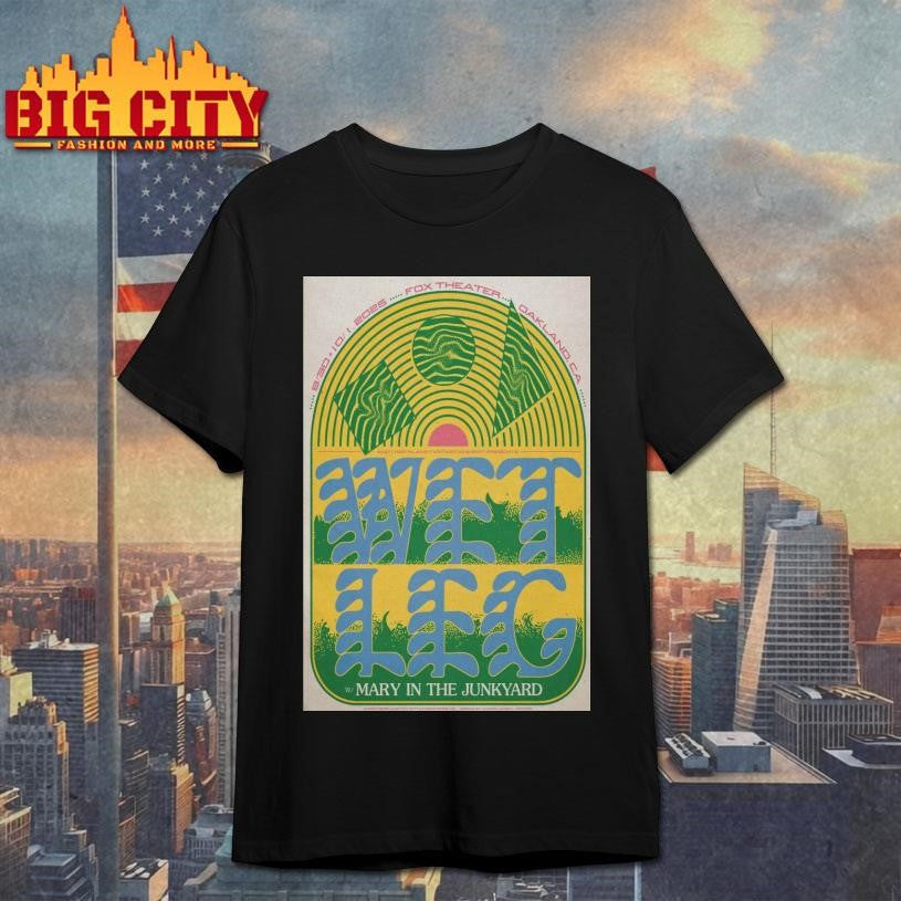 Wet Leg Oct 1, 2025 Fox Theater Oakland, CA Event Poster shirt