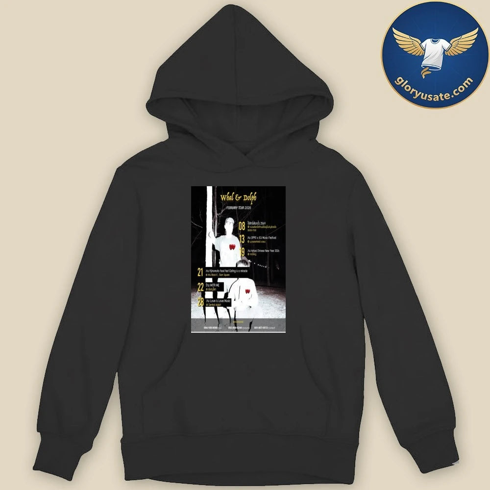 Whal &amp; Dolph February Tour 2026 Poster Shirt
