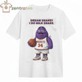 What do do milk shake Grimace 34 basketball shirt