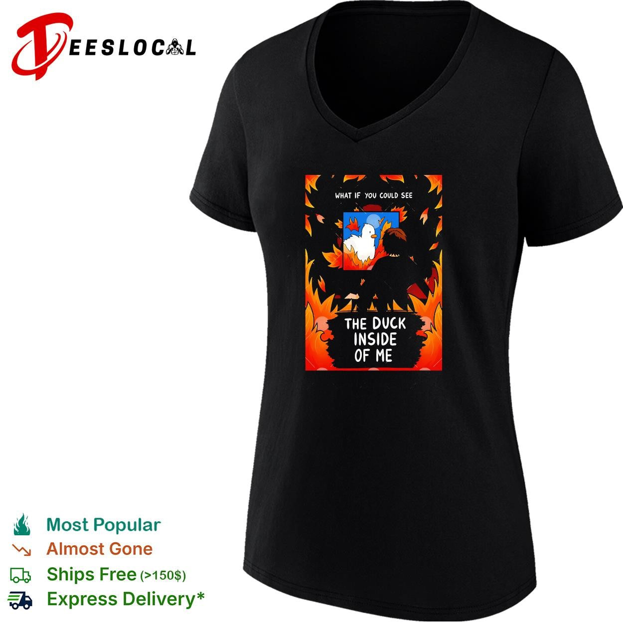 What if you could see the duck inside of me shirt