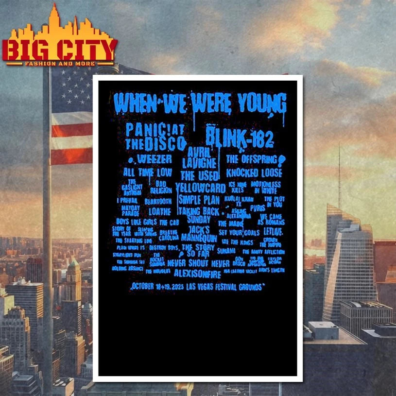 When We Were Young Festival 2025 Overseer Lineup shirt