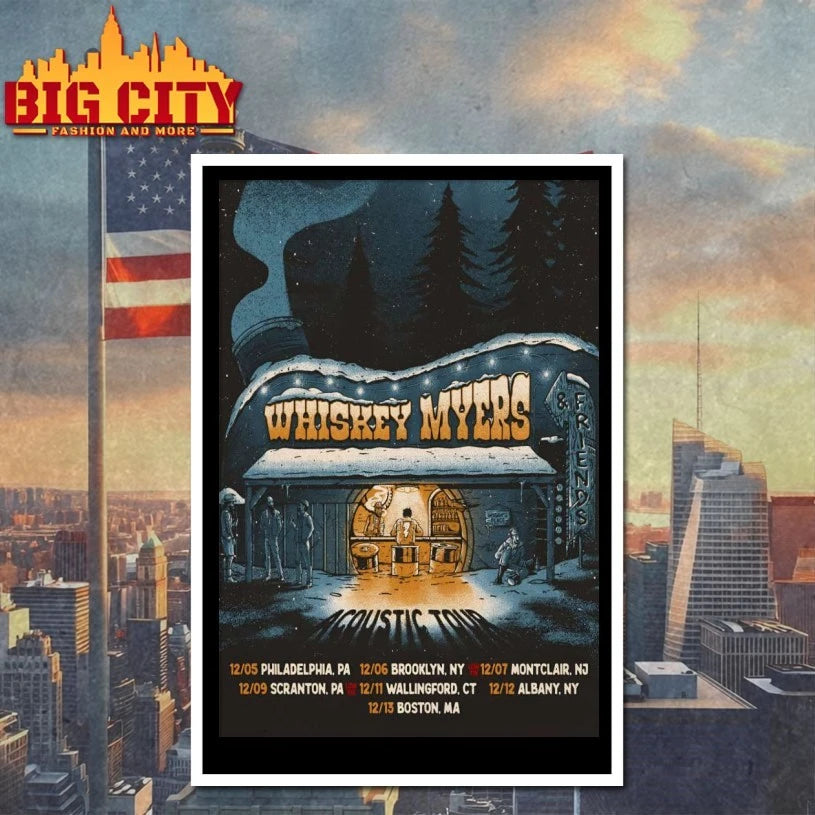 Whiskey Myers Acoustic Tour 2025 Poster shirt