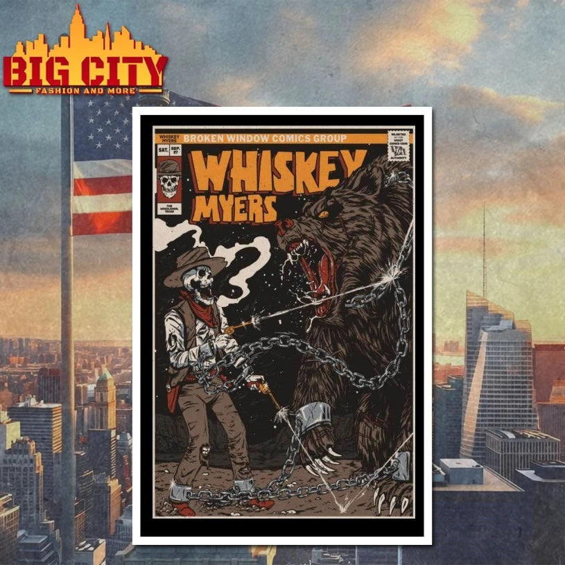 Whiskey Myers Sept 27 2025 The Woodlands Texas Poster Shirts