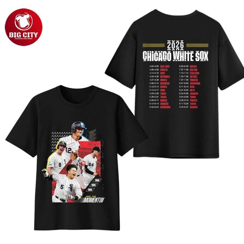 White Sox Opening Day 2026 Giveaways Two Sided Shirt