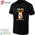 White kitten angry pet rifle call me short one more time shirt