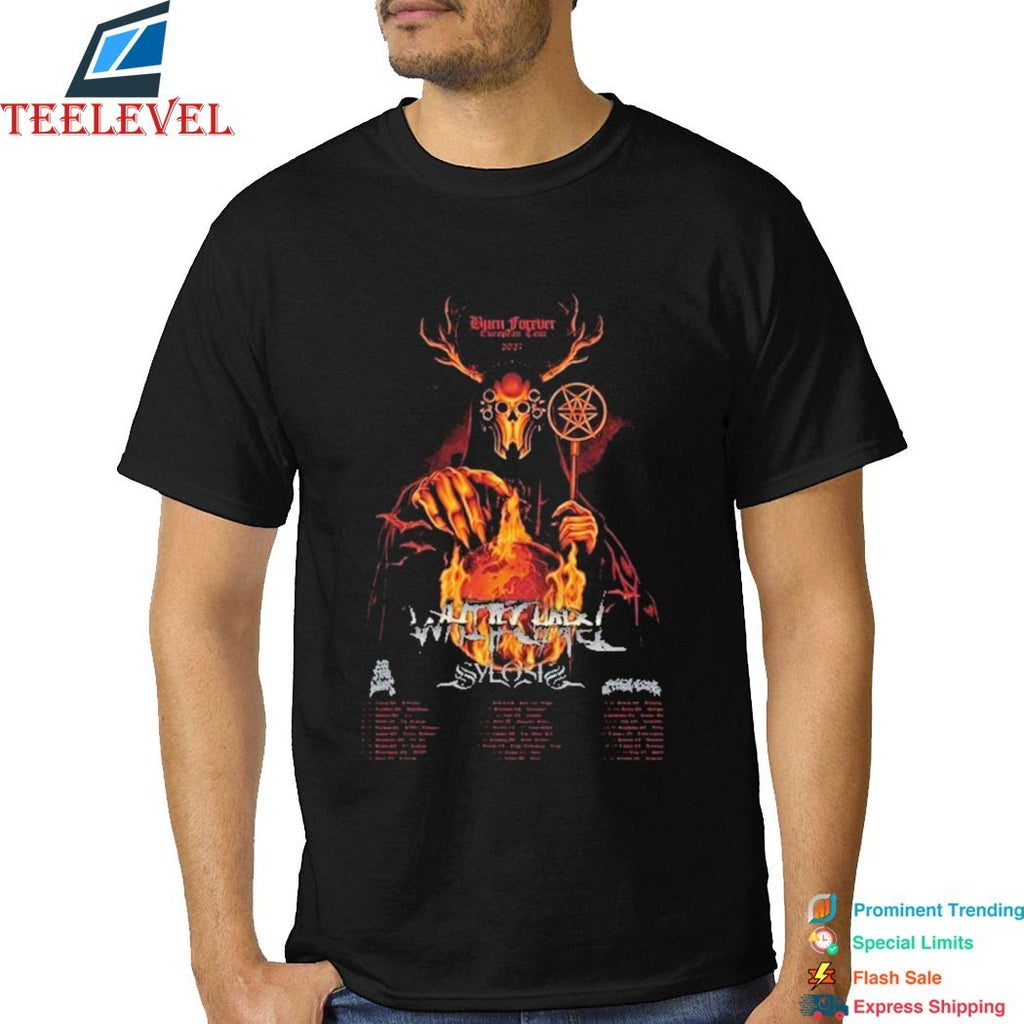 Whitechapel Burn Forever European Tour 2027 Dates T-Shirts