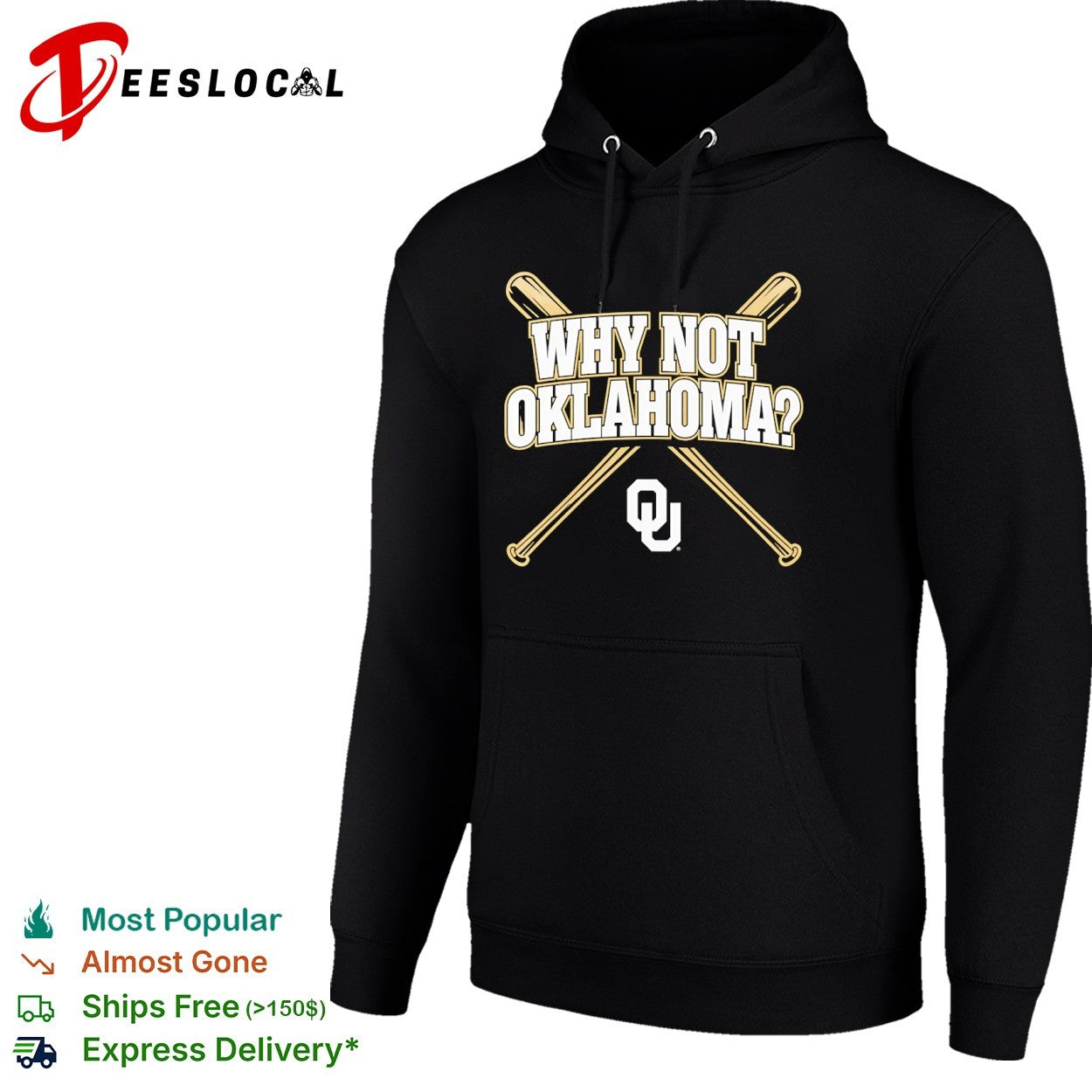 Why not Oklahoma Sooners baseball shirt