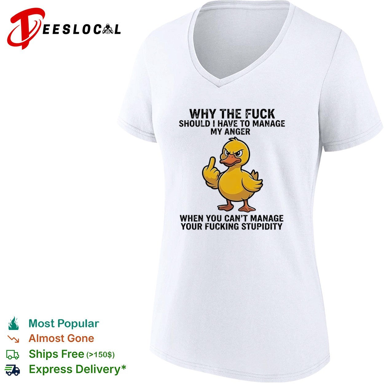 Why the fuck should I have to manage my anger when you cant manage your stupidity shirt