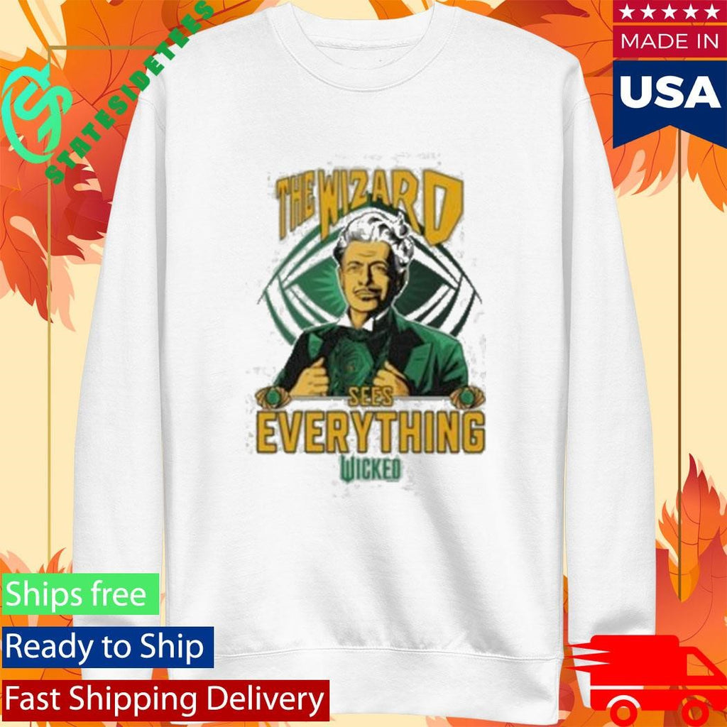 Wicked For Good The Wizard Sees Everything Shirt