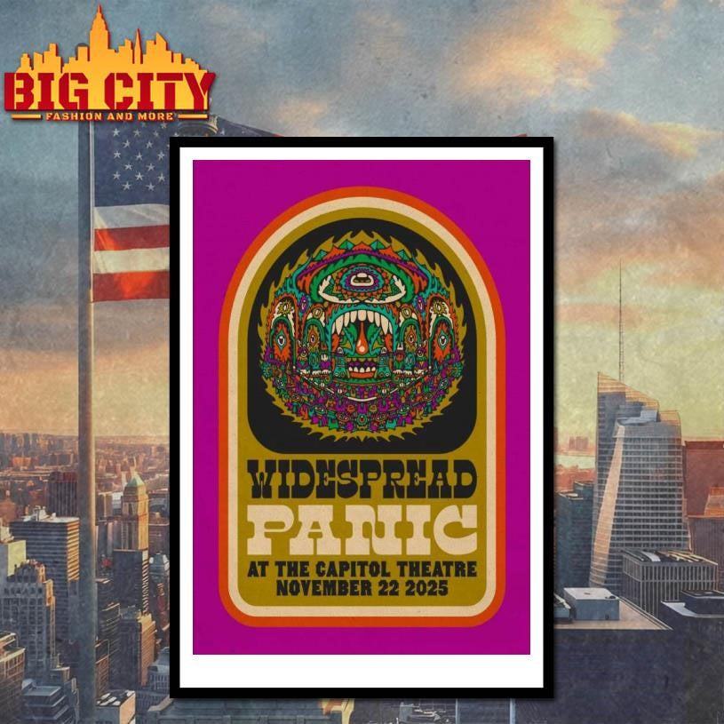 Widespread Panic Capitol Theatre in Port Chester NY November 22 2025 Poster Shirt