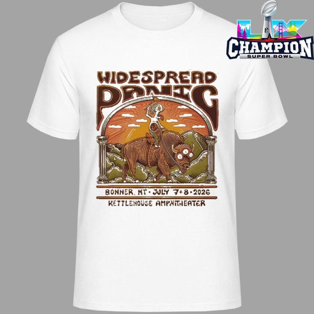 Widespread Panic Event At Kettlehouse Amphitheater On July 7 8 2026 Bonner Mt Shirt