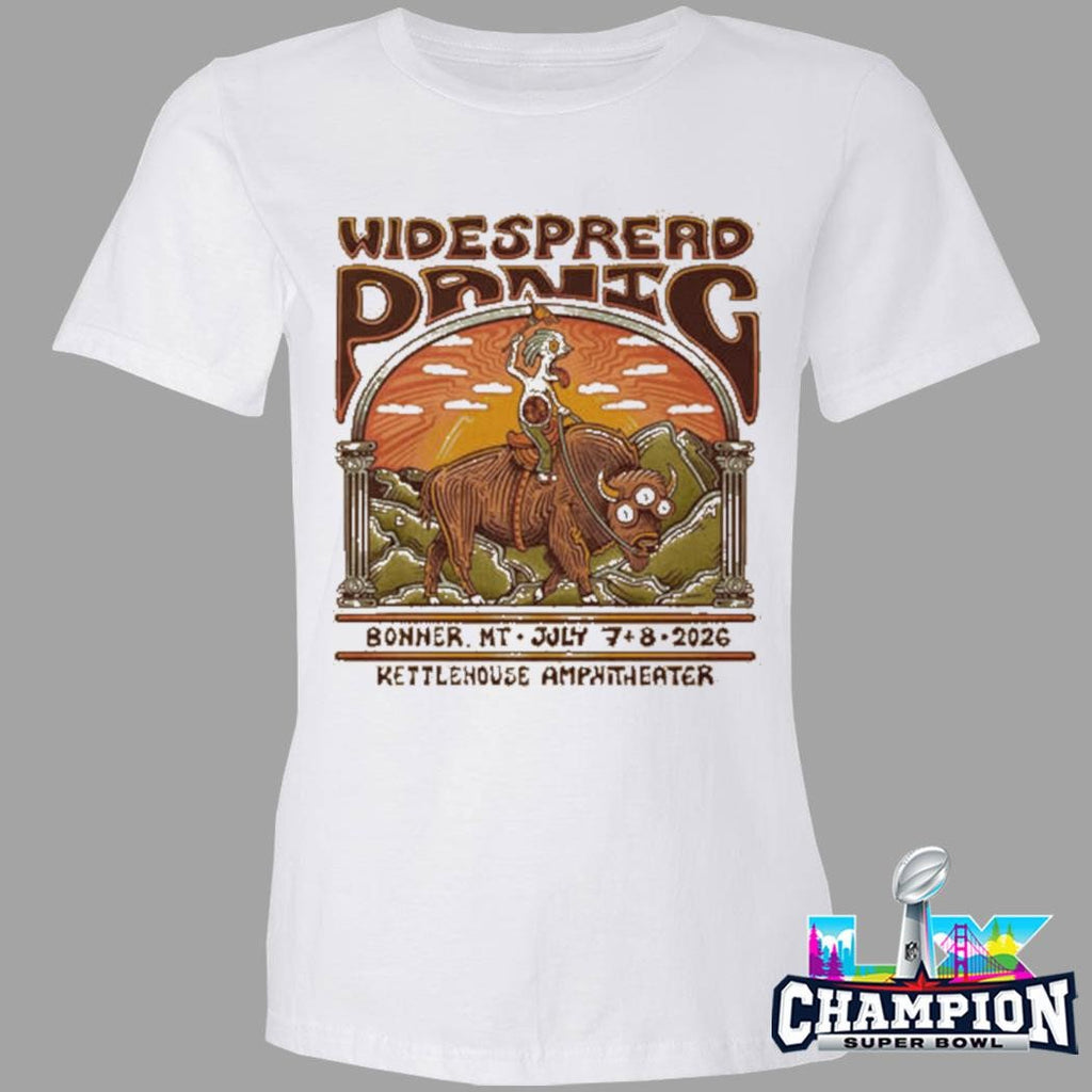 Widespread Panic Event At Kettlehouse Amphitheater On July 7 8 2026 Bonner Mt Shirt