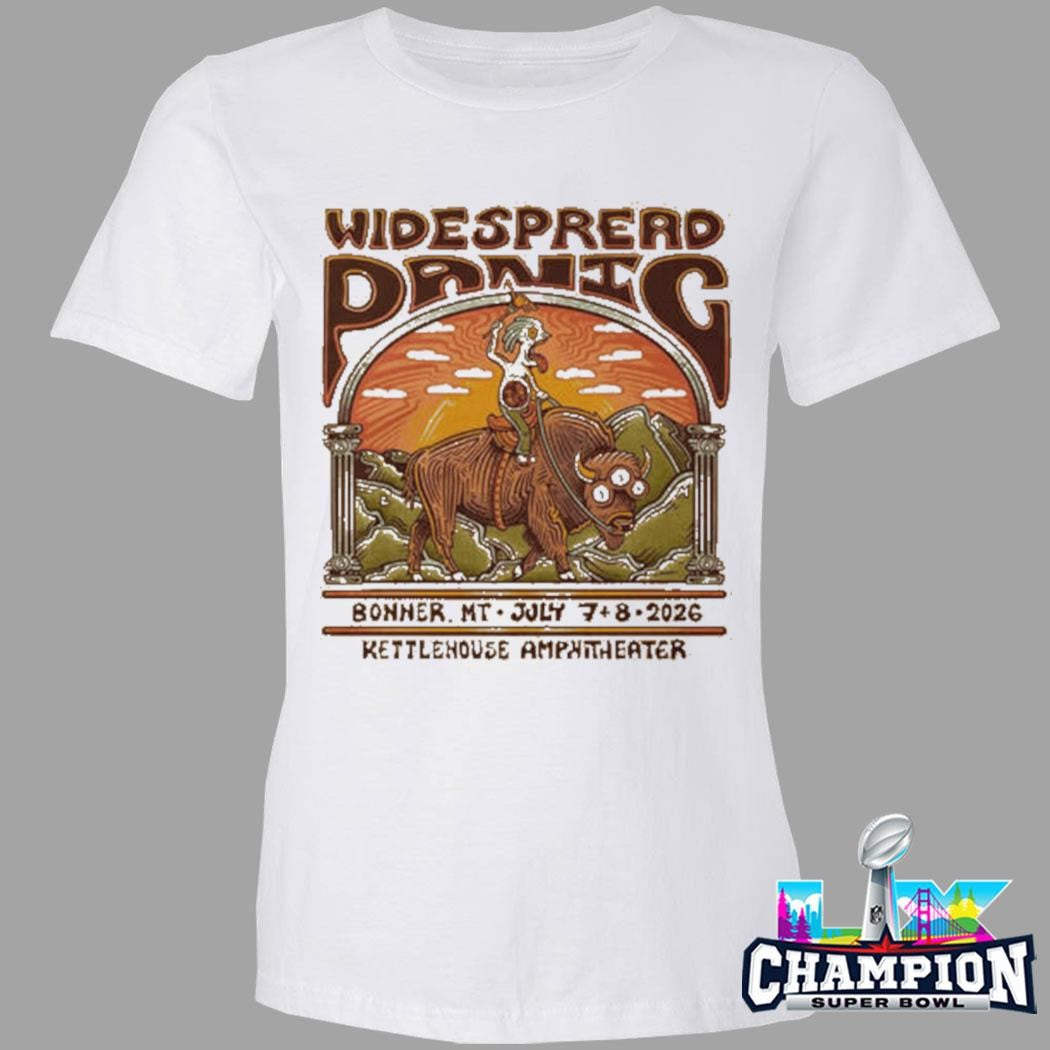 Widespread Panic Event At Kettlehouse Amphitheater On July 7 8 2026 Bonner Mt Shirt