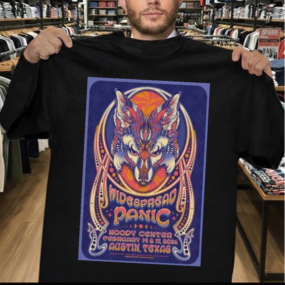Widespread Panic Feb 14 and 15 2026 Austin, Texas Poster Shirt