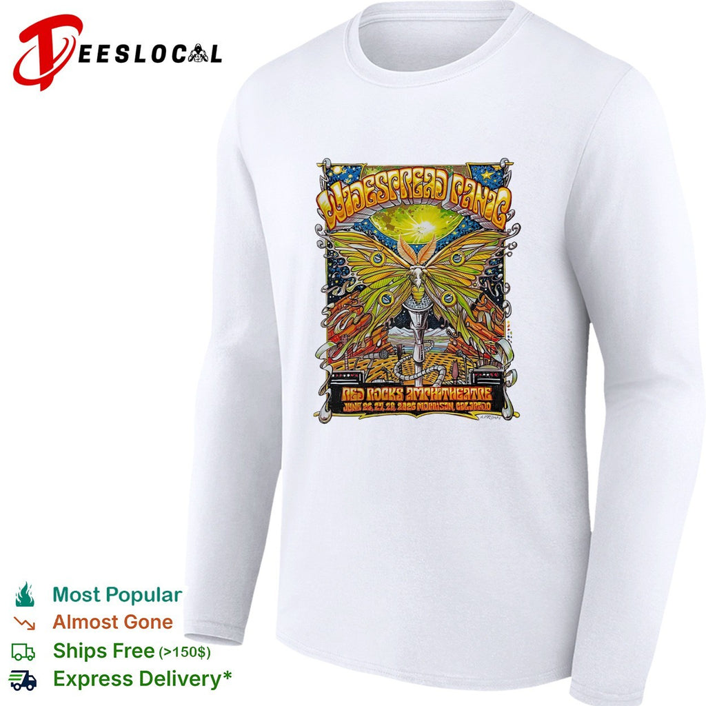 Widespread Panic Morrison Colorado at Red Rocks Amphitheatre From June 26 To 28 2026 shirt