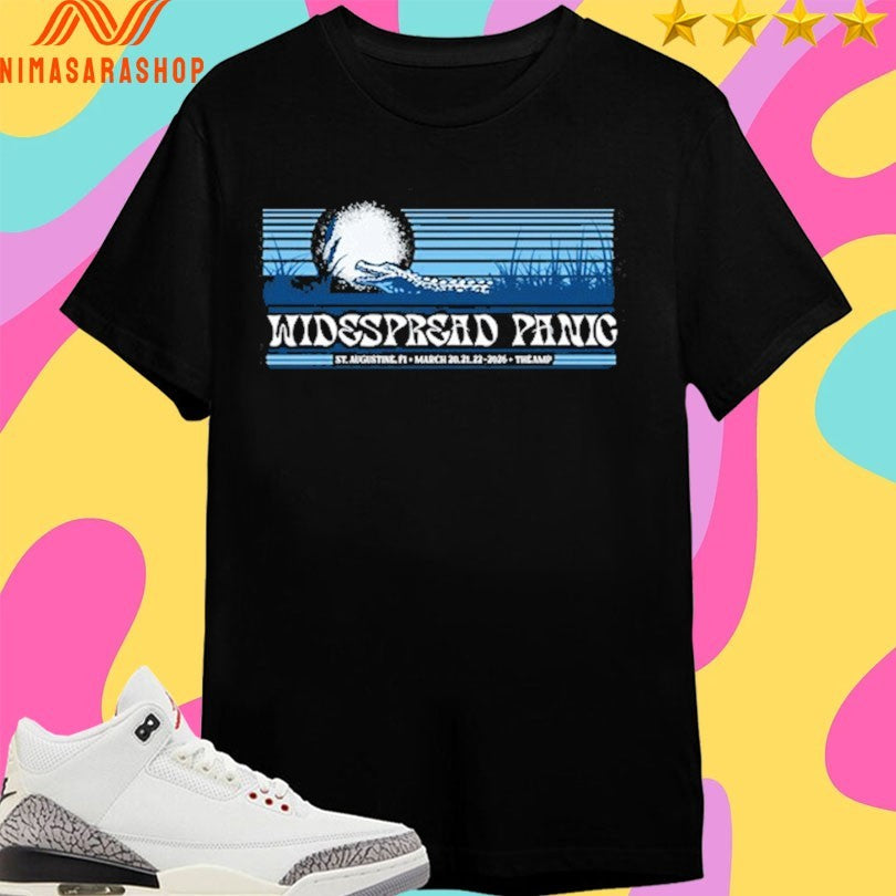 Widespread Panic St Augustine Fl March 20 21 22 2026 The Amp Shirts
