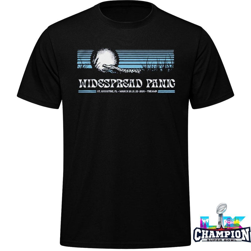 Widespread Panic St Augustine Florida 2026 Shirt