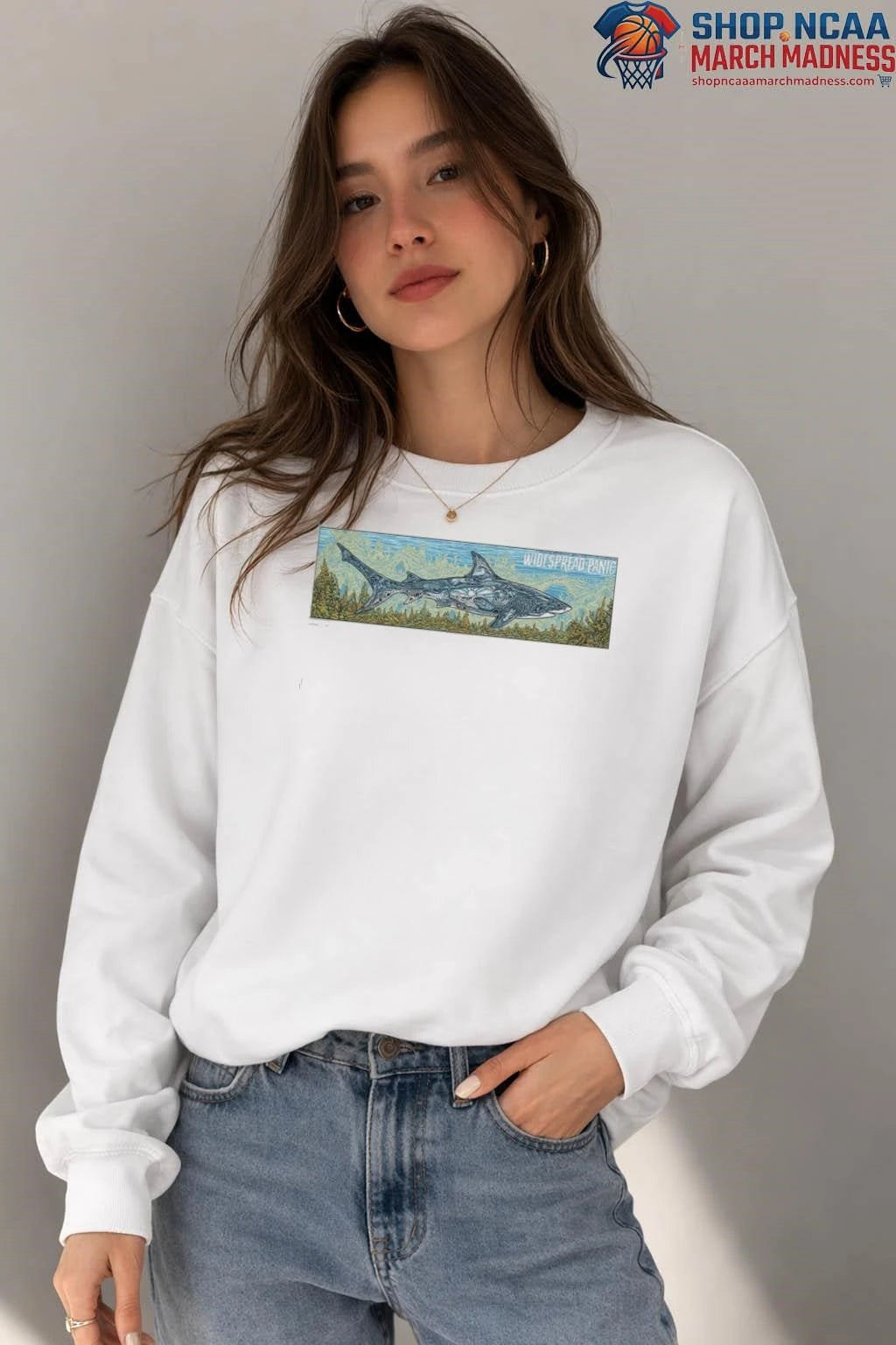 Widespread Panic St Augustine Florida Augustine Amphitheatre On March 20-22 2026 The Shark Art T-Shirt