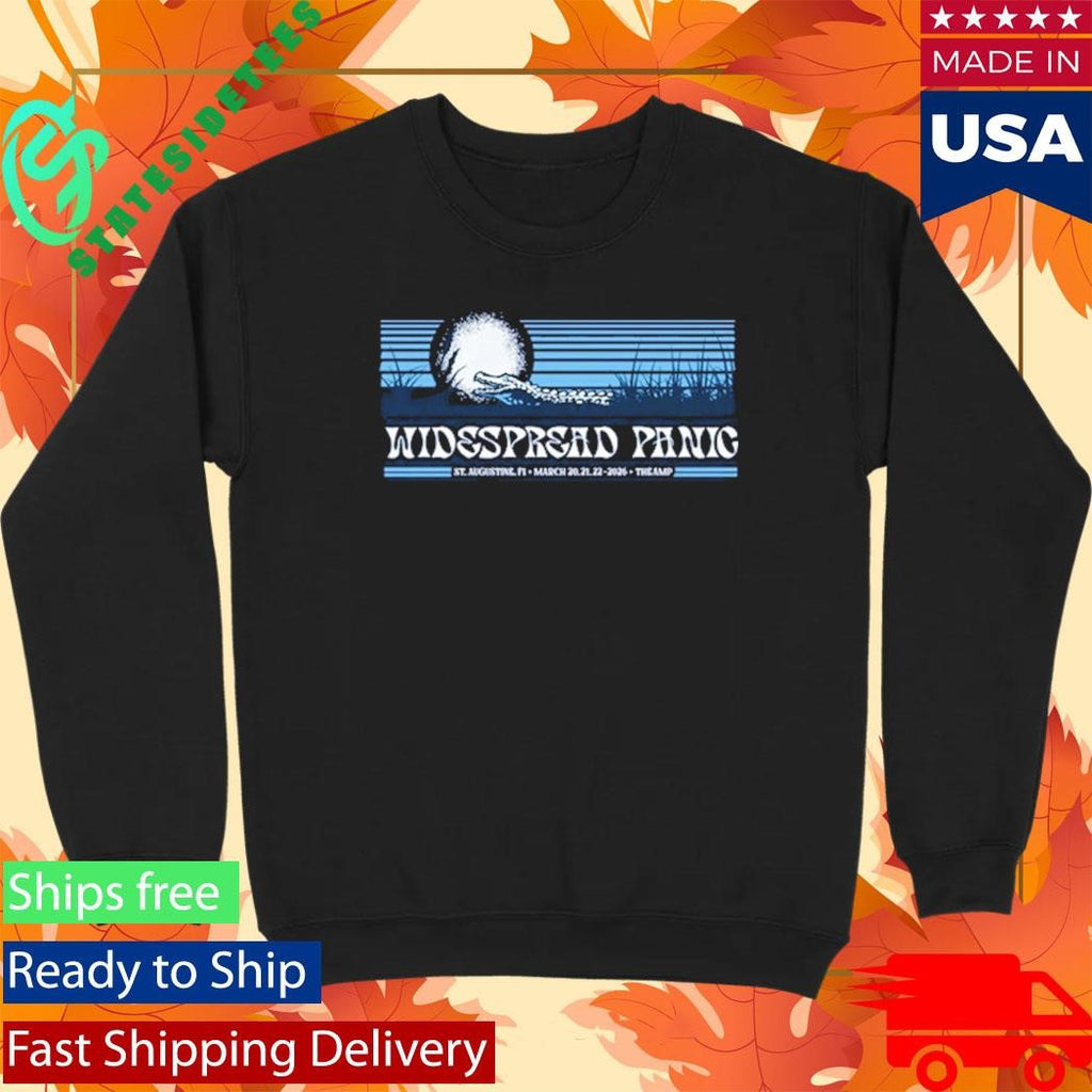 Widespread Panic St. Augustine, FL March 20-22, 2026 Tour Shirt