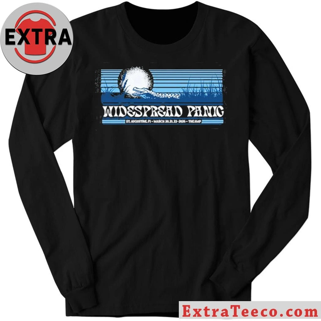 Widespread Panic at Saint Augustine Amphitheatre March 20-22, 2026 Event Shirt