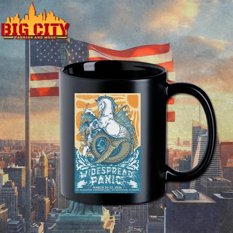 Widespread Panic at the St Augustine Amphitheatre in Saint Augustine, FL Mar 20-22, 2026 Poster Shirt