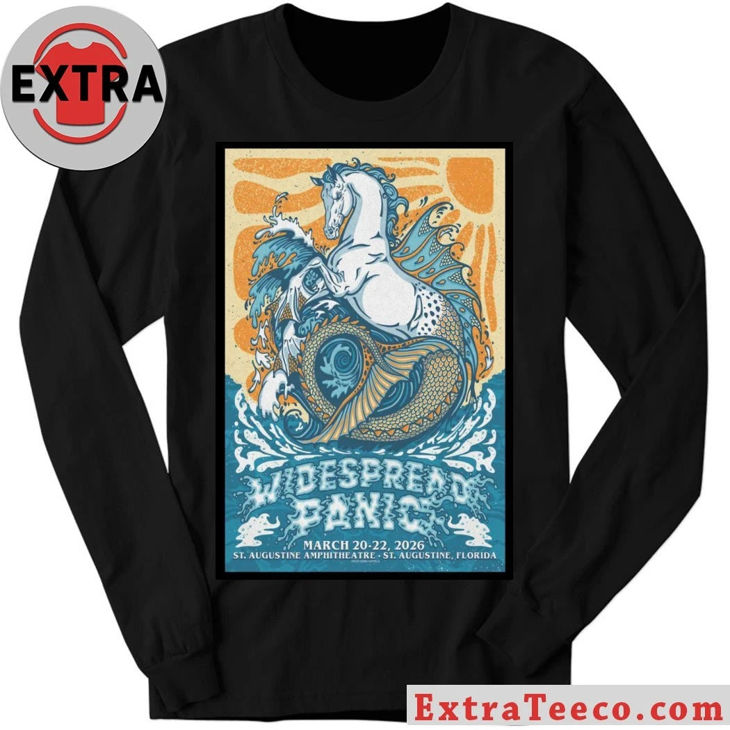 Widespread Panic at the St Augustine Amphitheatre in St Augustine, FL Mar 20-22, 2026 Poster Shirt