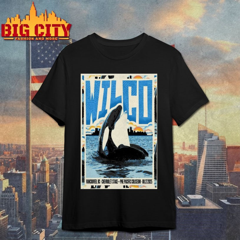 Wilco August 27 2025 P.N.E. Pacific Coliseum Poster Shirts