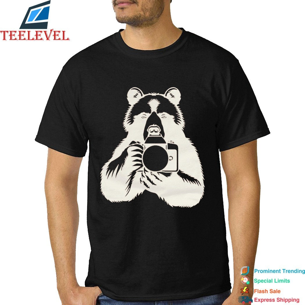 Wild Scites Bear Photo Logo T-shirts