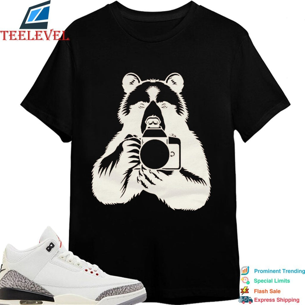 Wild Scites Bear Photo Logo T-shirts