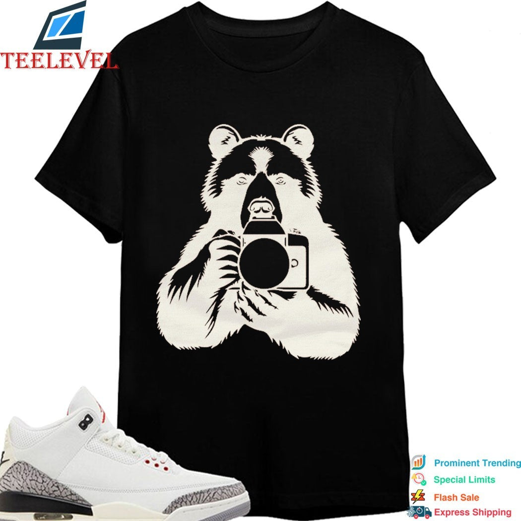 Wild Scites Bear Photo Logo T-shirts