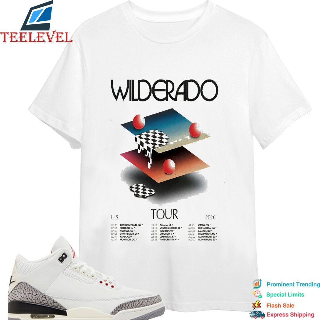Wilderado 2026 Us Tour T-shirts