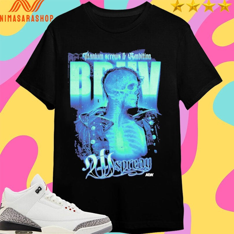 Will Ospreay Titanium Screws And Ambition Shirts