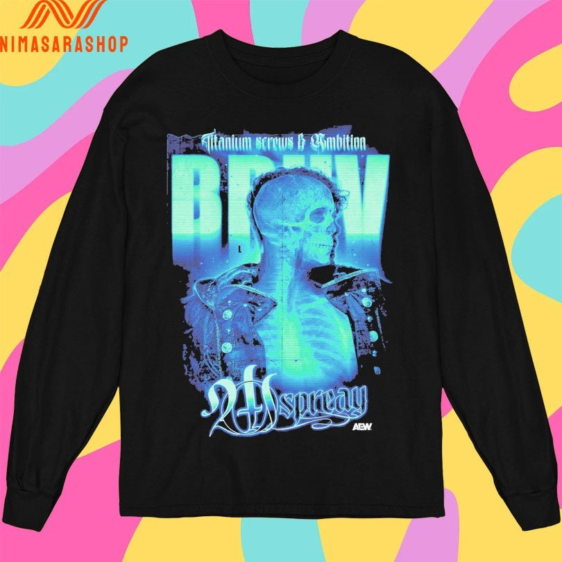 Will Ospreay Titanium Screws And Ambition Shirts