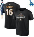 Will Smith Los Angeles Dodgers 2025 World Series Champions Name &amp; Number T-Shirt