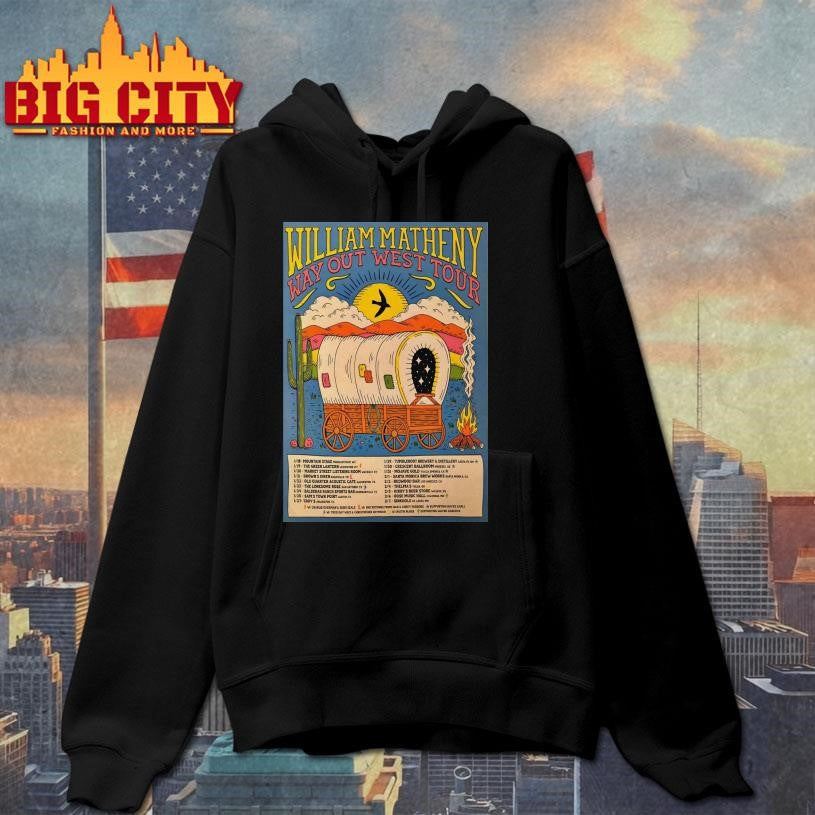 William Matheny 2026 Way Out West Tour Poster Shirt