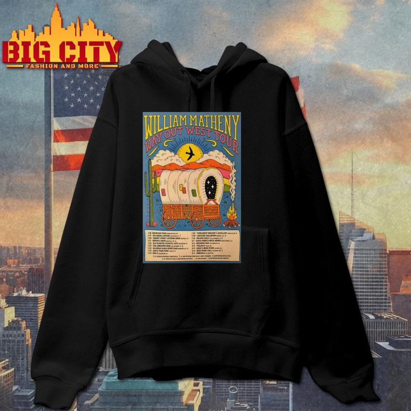 William Matheny Way Out West Tour 2026 Poster Shirt